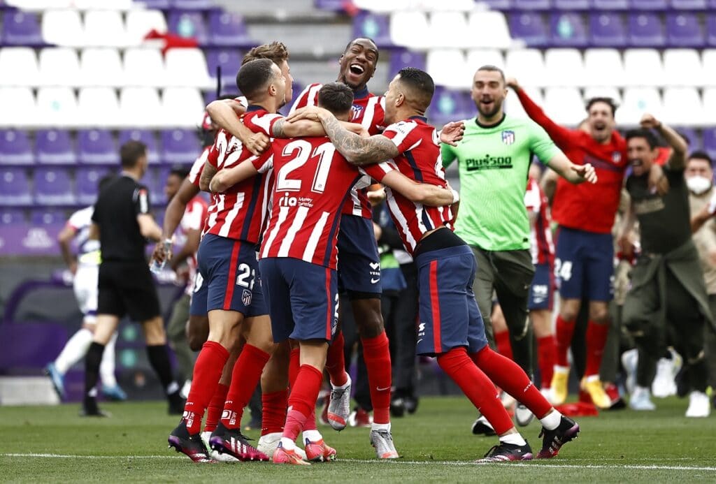 Atlético Madrid slaví titul