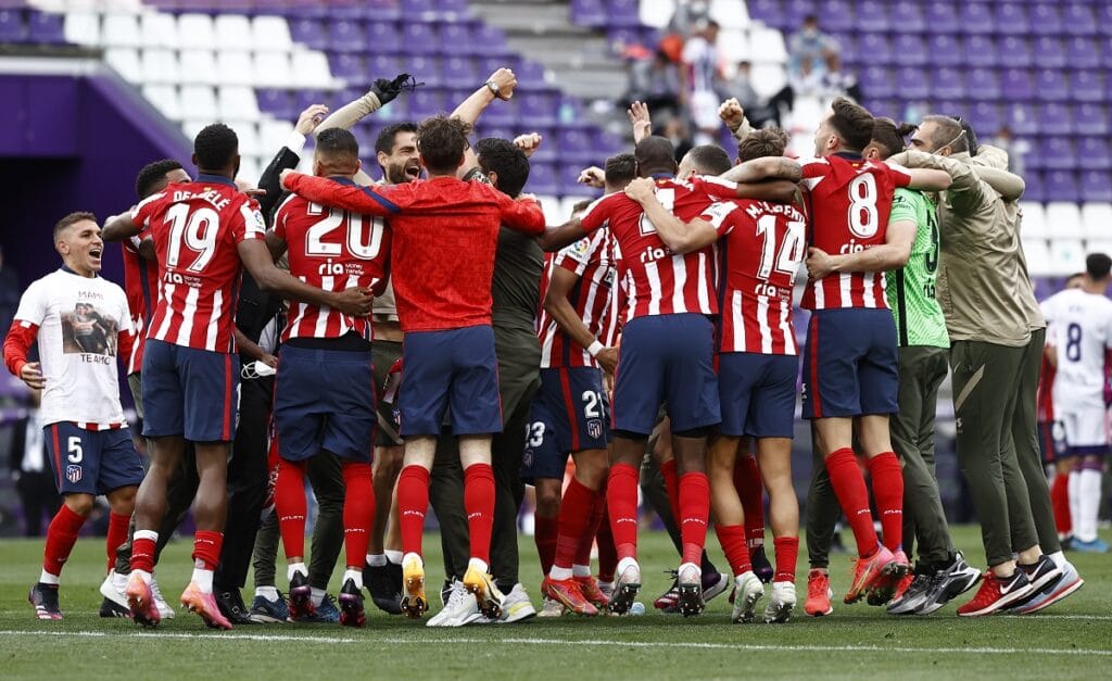 Atlético Madrid slaví titul