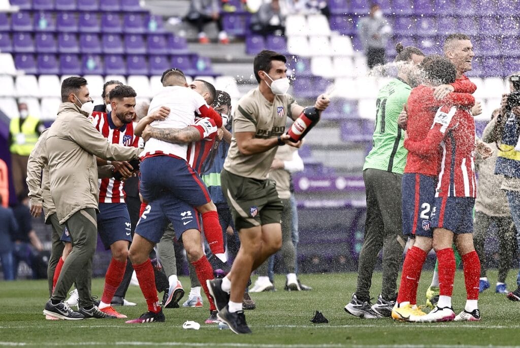 Atlético Madrid slaví titul