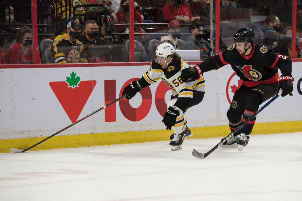 Ottawa Senators vs Boston Bruins