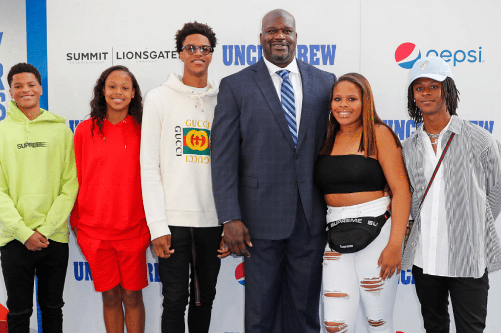 Shaquille O'Neal a jeho rodina