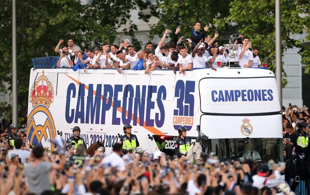 Real Madrid a oslavy titulu