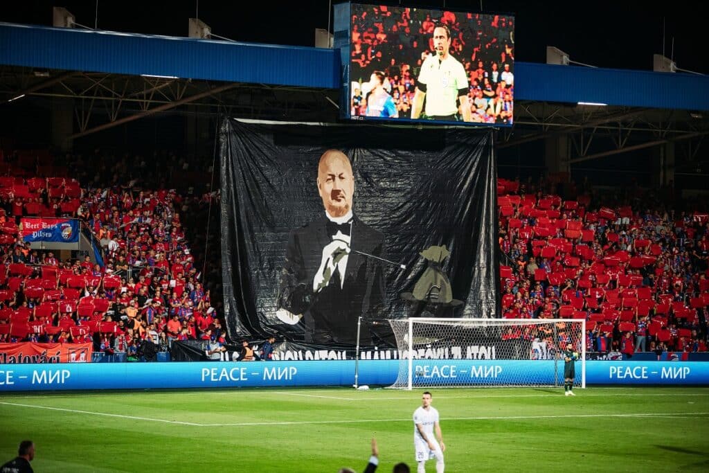 Choreo plzeňských fanoušků