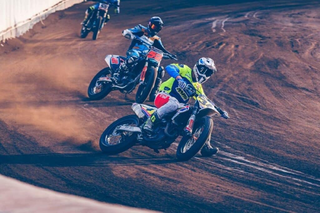 Oliver König a Filip Salač na flattracku