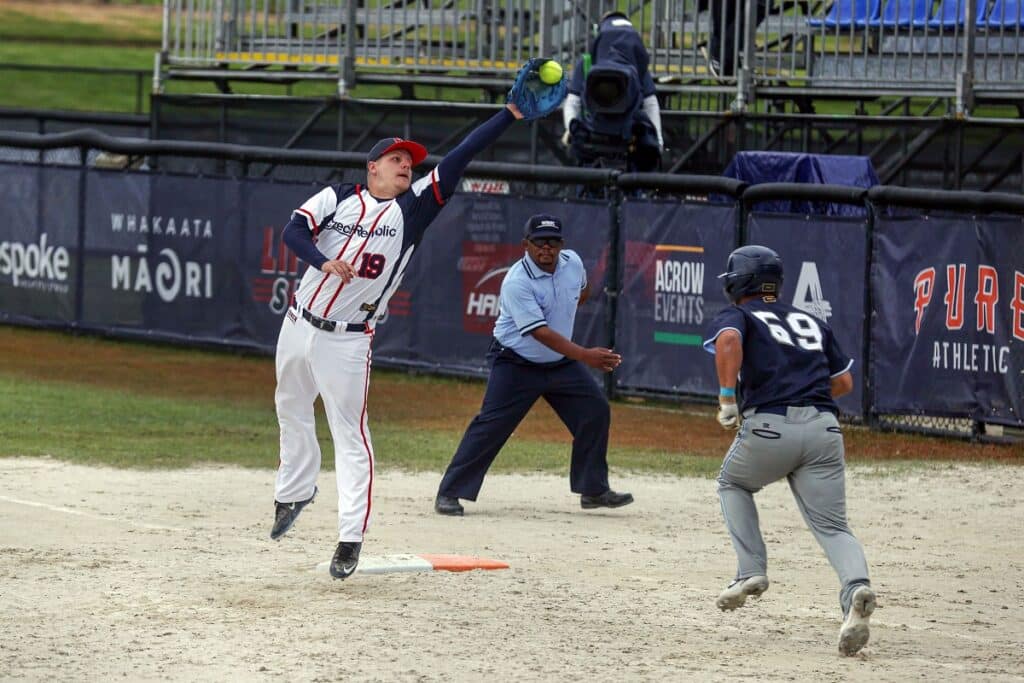 Čeští softbalisté proti Argentině