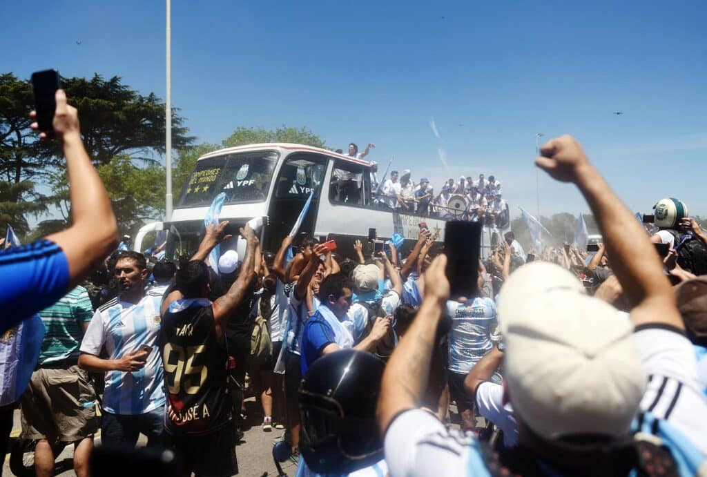 Argentinské oslavy v Buenos Aires