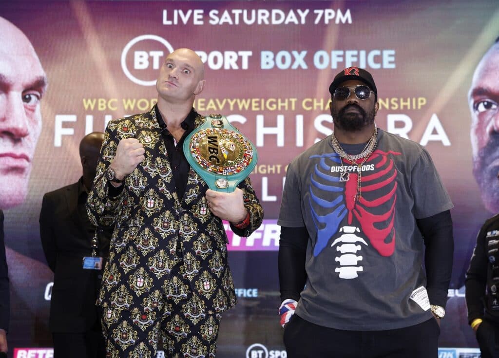 Tyson Fury a Derek Chisora