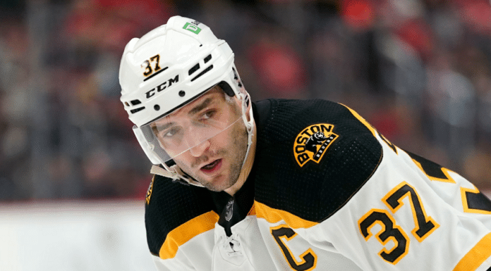 Číslo 37 končí. Boston se loučí s kapitánem Patricem Bergeronem