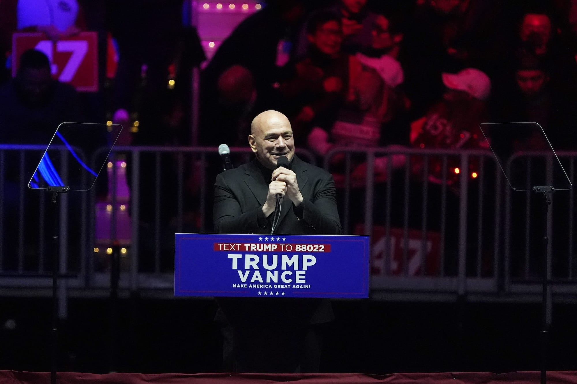 Dana White se pustil do slovní přestřelky s novinářem v Las Vegas