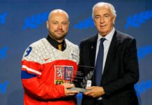 David Výborný byl uveden do Síně slávy IIHF